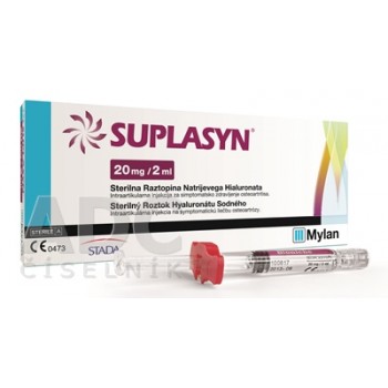 Суплазин (Suplasyn) розчин д/інг. 20 мг/2 мл по 2 мл, 1 шприц