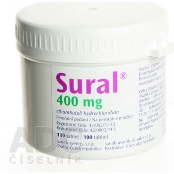 Сурал (Sural) 400 мг, 100 таблеток