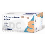 Телмісартан (Telmisartan) Sandoz 80 мг, 28 таблеток