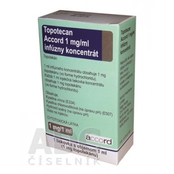 Топотекан (Topotecan) Accord 1 мг/мл 1 мг, 1 флакон