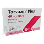 Торвазин Плюс (Torvazin Plus) 40 мг/10 мг, 30 капсул