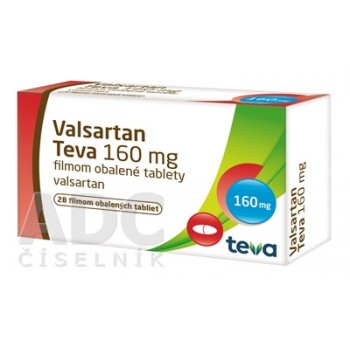 Валсартан (Valsartan) Teva 160 мг, 28 таблеток