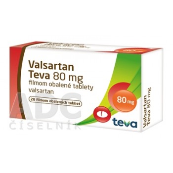 Валсартан (Valsartan) Teva 80 мг, 28 таблеток