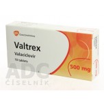 Вальтрекс (Valtrex) 500 мг, 10 таблеток