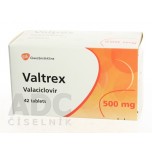 Вальтрекс (Valtrex) 500 мг, 42 таблетки