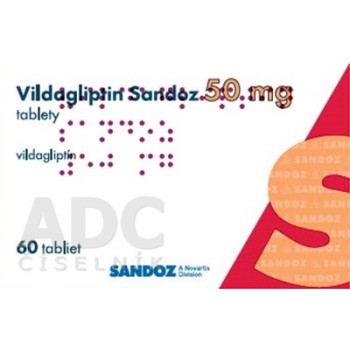 Вілдагліптин Сандоз 50 мг, 60 таблеток