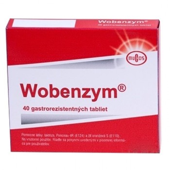 ВОБЕНЗИМ (WOBENZYM), 40 таблеток