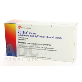 Зеффікс (Zeffix) 100 мг, 84 таблетки