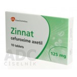 Зіннат (Zinnat) 125 мг, 10 таблеток