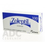 Золептил (Zoleptil) 100 мг, 30 таблеток