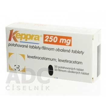 Кеппра 250 мг, 50 таблеток