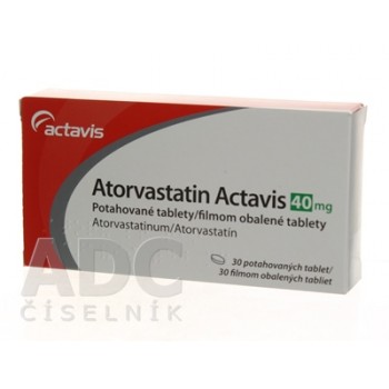 Аторвастатин (Actavis) 40 мг (30 шт)