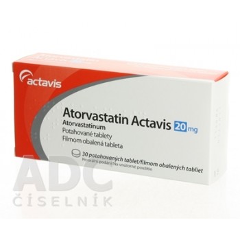 Аторвастатин (Actavis) 20 мг (30 шт)