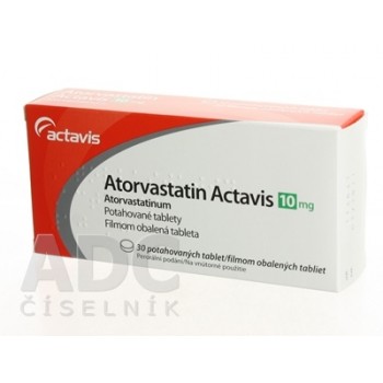 Аторвастатин (Actavis) 10 мг (30 шт)