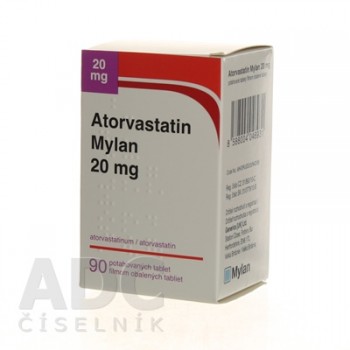 Аторвастатин (Mylan) 20 мг (90 шт)