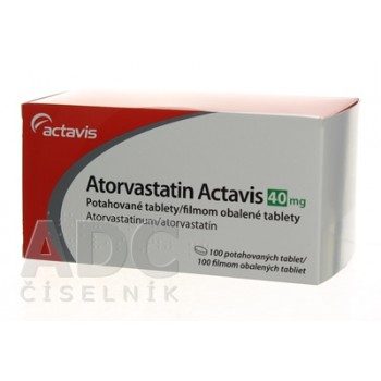 Аторвастатин (Actavis) 40 мг (100 шт)