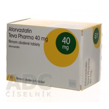 Аторвастатин (Teva Pharma) 40 мг (90 шт)