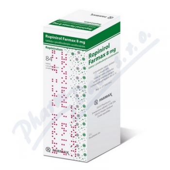 Ропінірол Farmax 8 мг, 84 таблетки