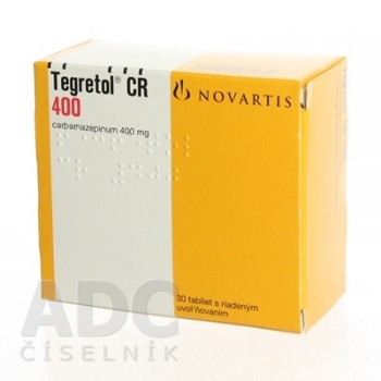Тегретол CR 400 мг, 30 таблеток