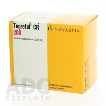 Тегретол CR 200 мг, 50 таблеток