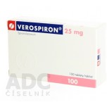 Верошпірон (Verospiron) 25 мг, 100 таблеток