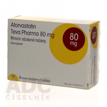 Аторвастатин (Teva Pharma) 80 мг (28 шт)