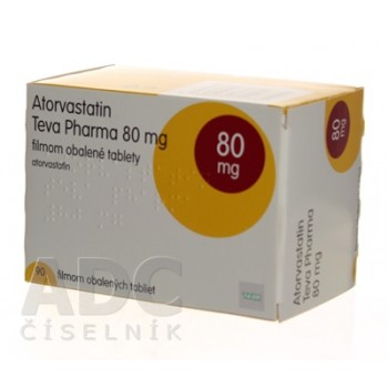 Аторвастатин (Teva Pharma) 80 мг (90 шт)