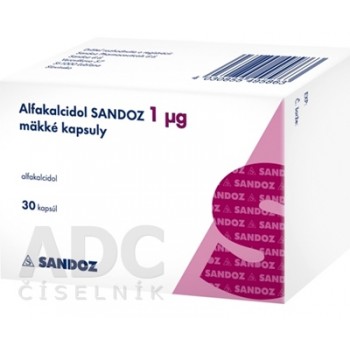 Альфакальцидол (Alfakalcidol) SANDOZ 1 мкг, 30 капсул