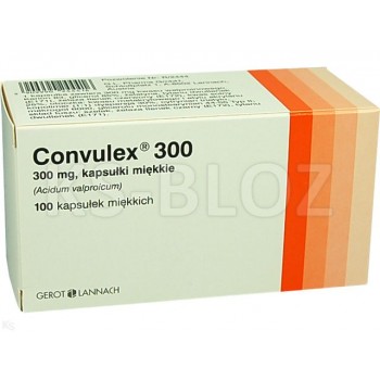 Конвулекс (Convulex) 300 мг, 100 капсул