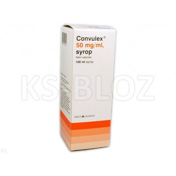 Конвулекс сироп 50 мг/мл, 100 мл