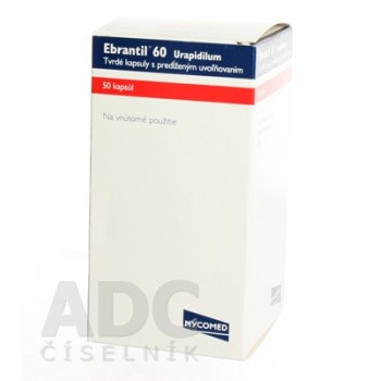 Ебрантил (Ebrantil) 60 мг, 50 капсул
