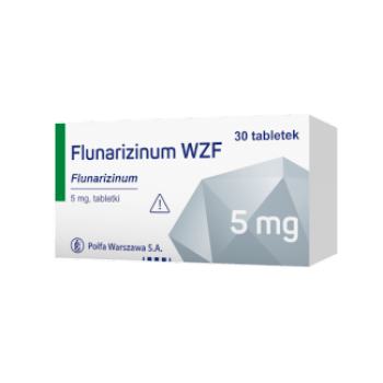 Флунаризин (Fluиnarizinum) 5 мг, 30 таблеток