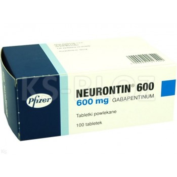 Нейронтін (Neurontin) 600 мг, 100 таблеток