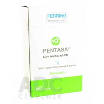 Пентаса (Pentasa) 1 г, 60 таблеток