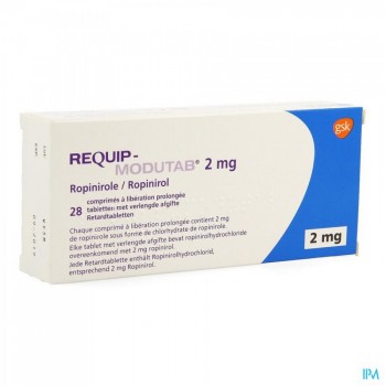 Реквіп Модутаб 2 мг, 28 таблеток