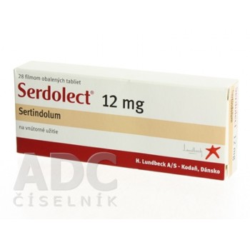 Сердолект (Serdolect) 12 мг, 28 таблеток
