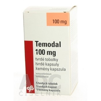 Темодал (Temodal) 100 мг, 5 капсул