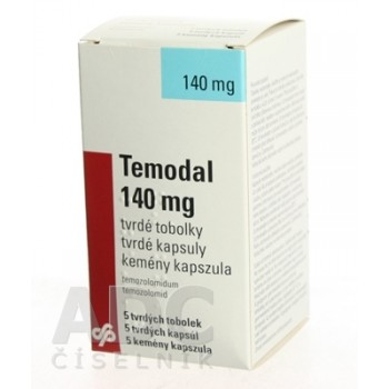 Темодал (Temodal) 140 мг, 5 капсул