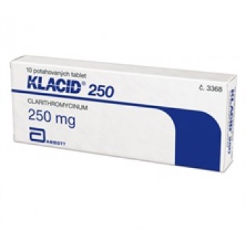 Клацид 250 мг (10 шт)