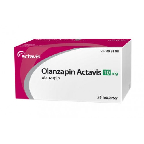 Самая низкая цена Оланзапин Актавис 10 мг (56 шт). Купить Оланзапин цена