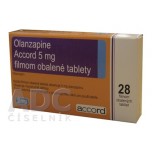 Оланзапін Аккорд 5 мг, 56 таблеток