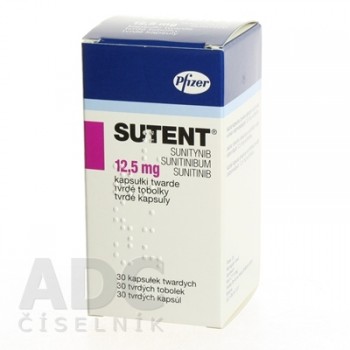 Сутент (Sutent) 12.5 мг, 30 капсул