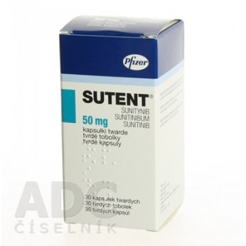 Сутент (Sutent) 50 мг, 30 капсул