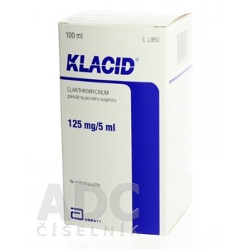 Клацид 125 мг/5 мл 