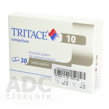 Тритаце (Tritace) 10 мг, 30 таблеток
