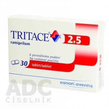 Тритаце (Tritace) 2.5 мг, 30 таблеток